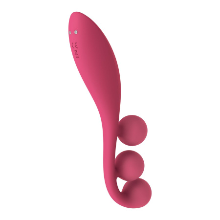 Тройной вибромассажёр Satisfyer Tri Ball 1, красный_6