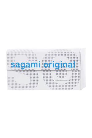 Презервативы Sagami Original 002 EXTRA LUB, полиуретан, 12 шт._1