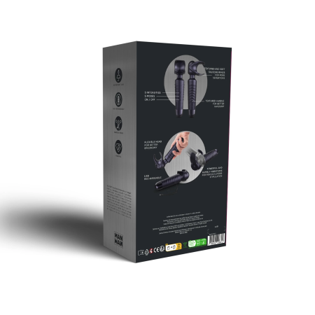 Вибромассажёр для мужчин Manwan MAN.WAND EVO - BLACK PLUM_8