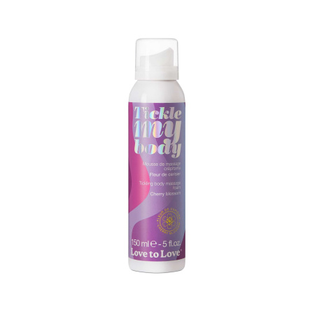 Массажная хрустящая пенка Love to Love TICKLE MY BODY Вишневый цветок 150мл_1