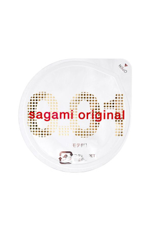 Презервативы Sagami Original 001, полиуретан, 1 шт._7