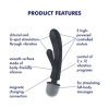 Вибратор-ванд 2 в 1 Satisfyer Triple Lover, серый_6