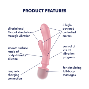 satisfyer-vibrator-triple-lover-pink-vibrator-product-features
