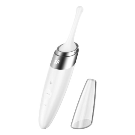 Перезаряжаемый точечный вибромассажер Satisfyer Twirling Delight, белый_2