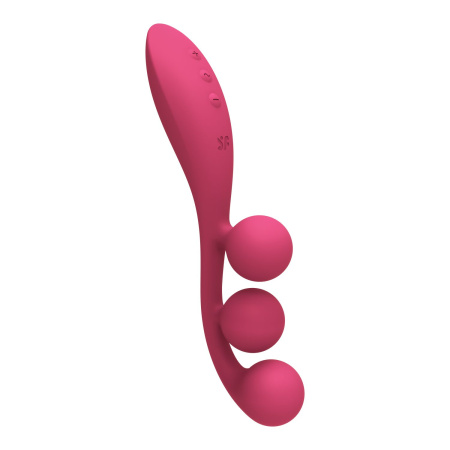 Тройной вибромассажёр Satisfyer Tri Ball 1, красный_7